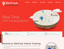 Tablet Screenshot of 3detrack.in